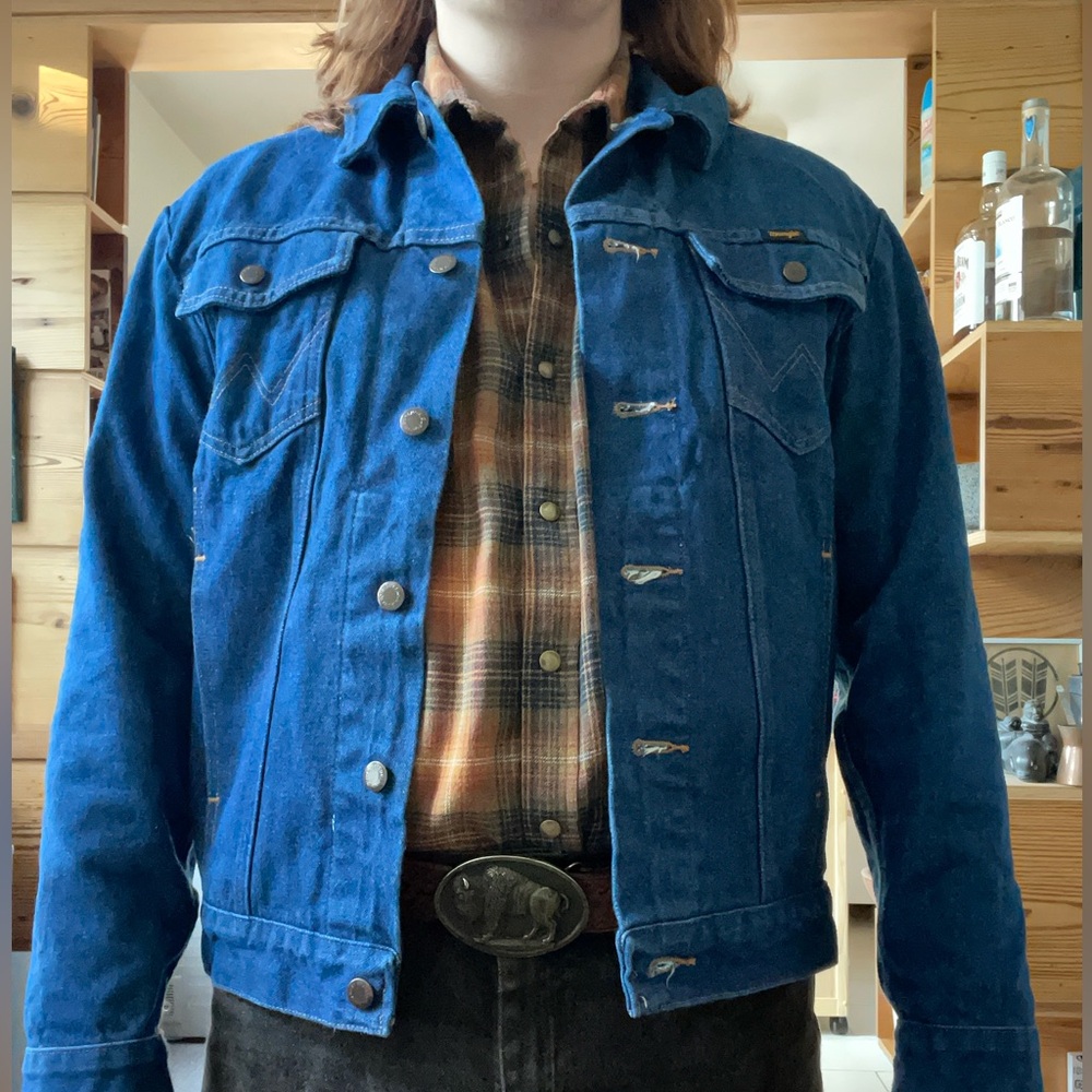 Wrangler cowboy cut denim jacket